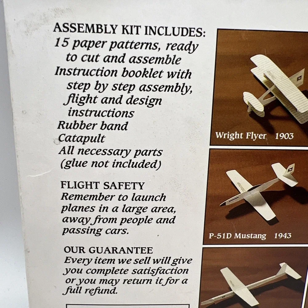 Eddie Bauer History‎ of Flight Whitewings 15 Excellent Paper Airplanes kit NEW